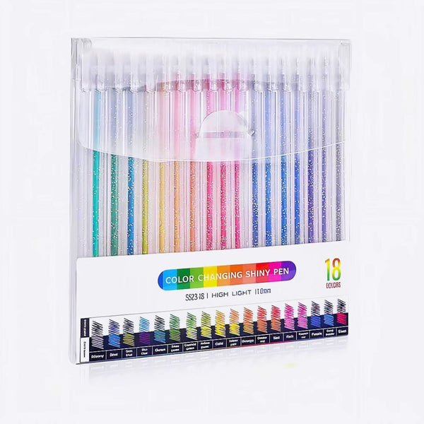 Crayons de couleur scintillants pour la créativité